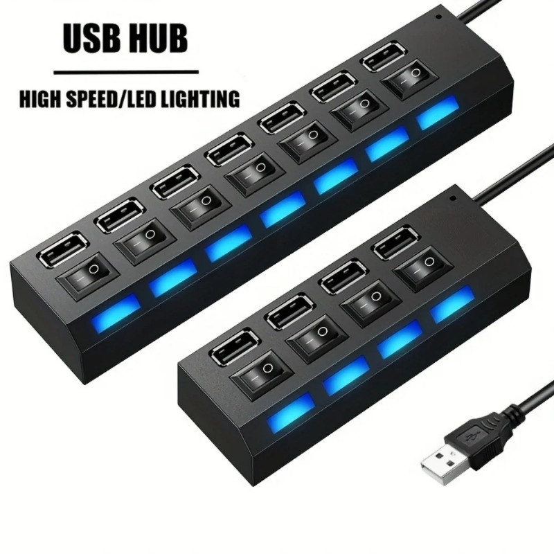 Laptop Accessories Productivity - Adaptor Daya Pemisah Port USB 2.0