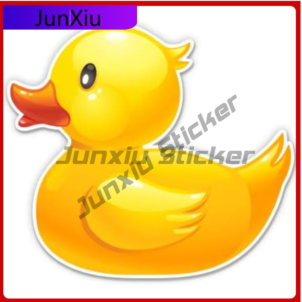 Laptop Accessories To Have - Rubber Duck 5 Stiker Mobil Klasik
