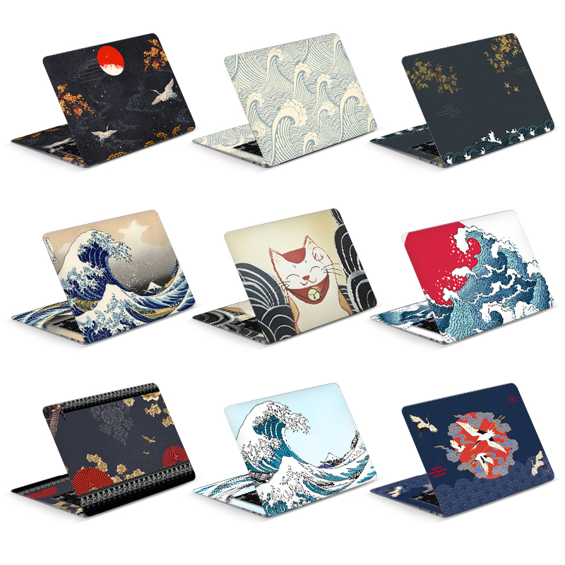 Laptop Accessories Msi - Stiker Sampul Laptop Universal Sea Wave