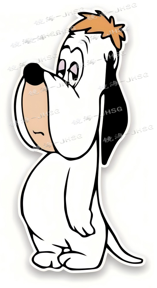 Stiker Kartun Anjing Droopy, M - Laptop External Accessories ulasan dan harga