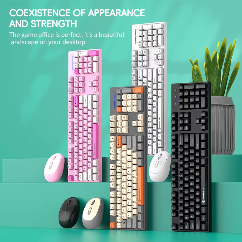 Shipadoo 2.4G Keyboard dan Mou - Laptop Accessories Combo Set ulasan dan harga