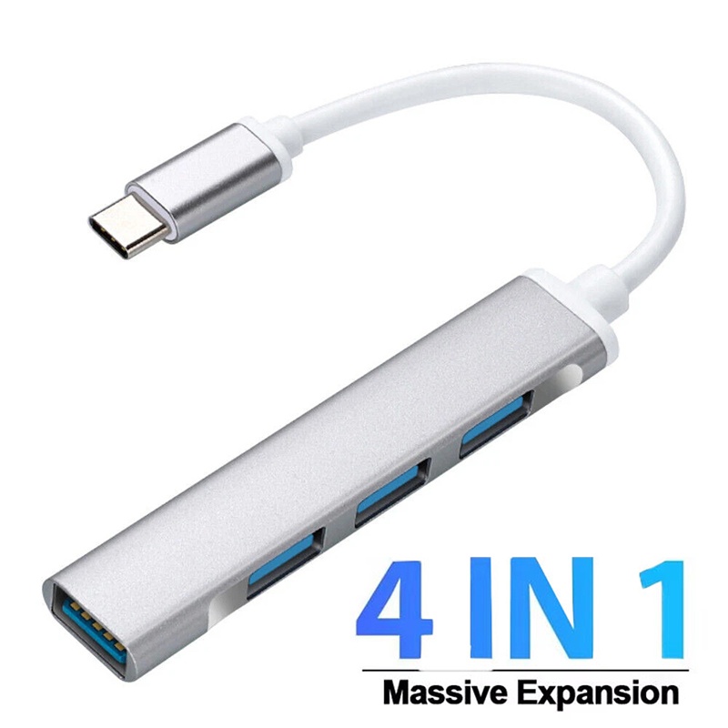 4-In-1 Type-C Extender Hub 4 P - Laptop Accessories Productivity ulasan dan harga