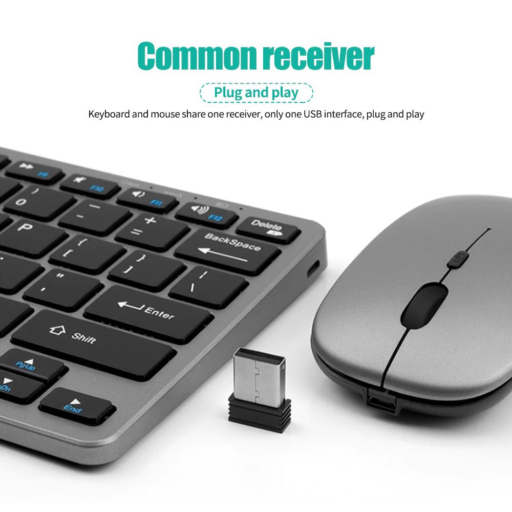 Set Mouse Keyboard Nirkabel 2. - Laptop Accessories Combo Set ulasan dan harga