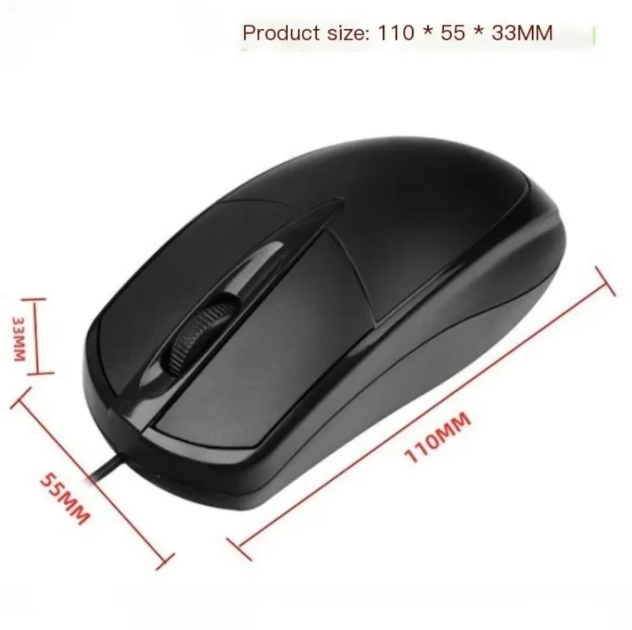 Mouse Berkabel Optik USB Lapto - Laptop Accessories Productivity ulasan dan harga