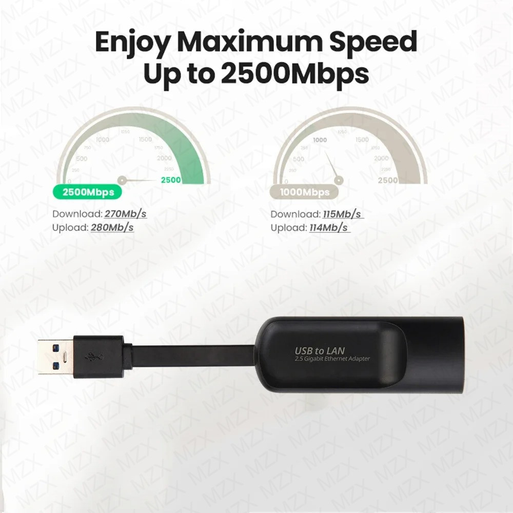 2.5G 2500Mbps Kartu Jaringan G - Laptop External Accessories ulasan dan harga