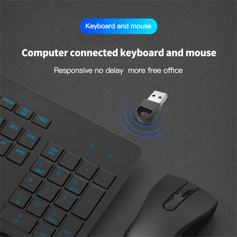 Adaptor USB Bluetooth 5.1 Adap - Laptop External Accessories ulasan dan harga