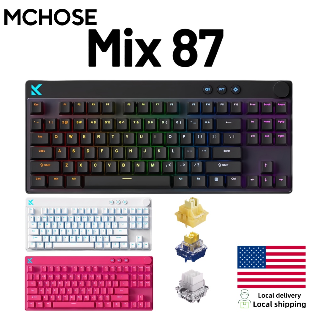 Mchose Mix87 Keyboard Magnetik - Laptop Accessories Productivity ulasan dan harga