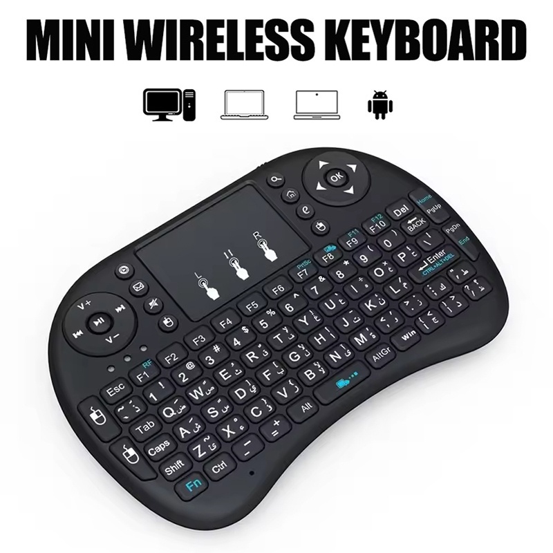 Keyboard Nirkabel Mini 2.4GHz  - Laptop External Accessories ulasan dan harga