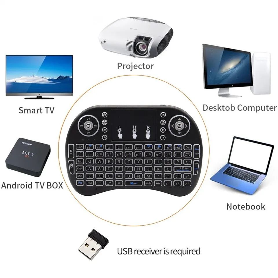 Keyboard Nirkabel Mini 2.4GHz  - Laptop External Accessories ulasan dan harga