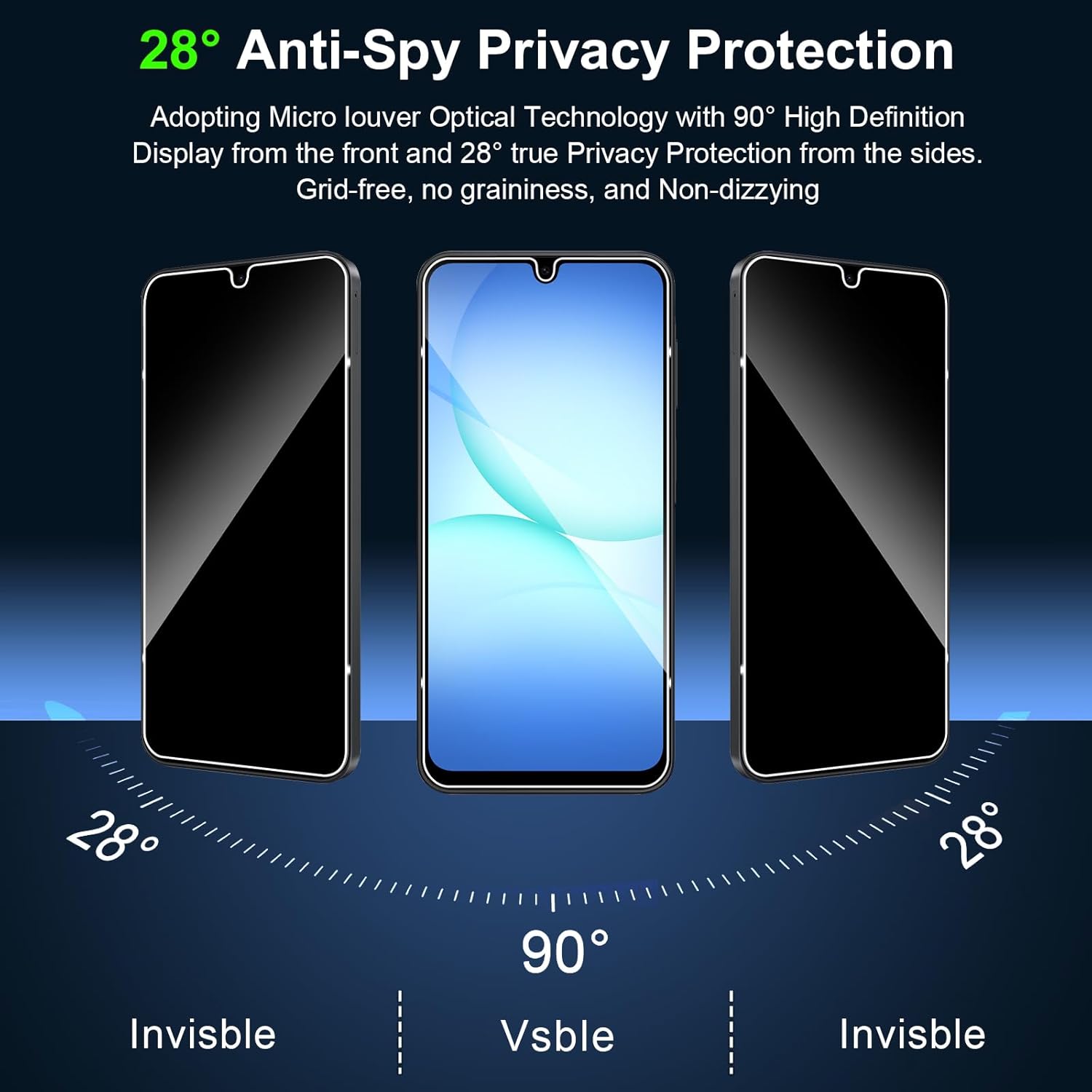 2 Buah Kaca Anti-mata-mata unt - Privacy Screen Filter ulasan dan harga